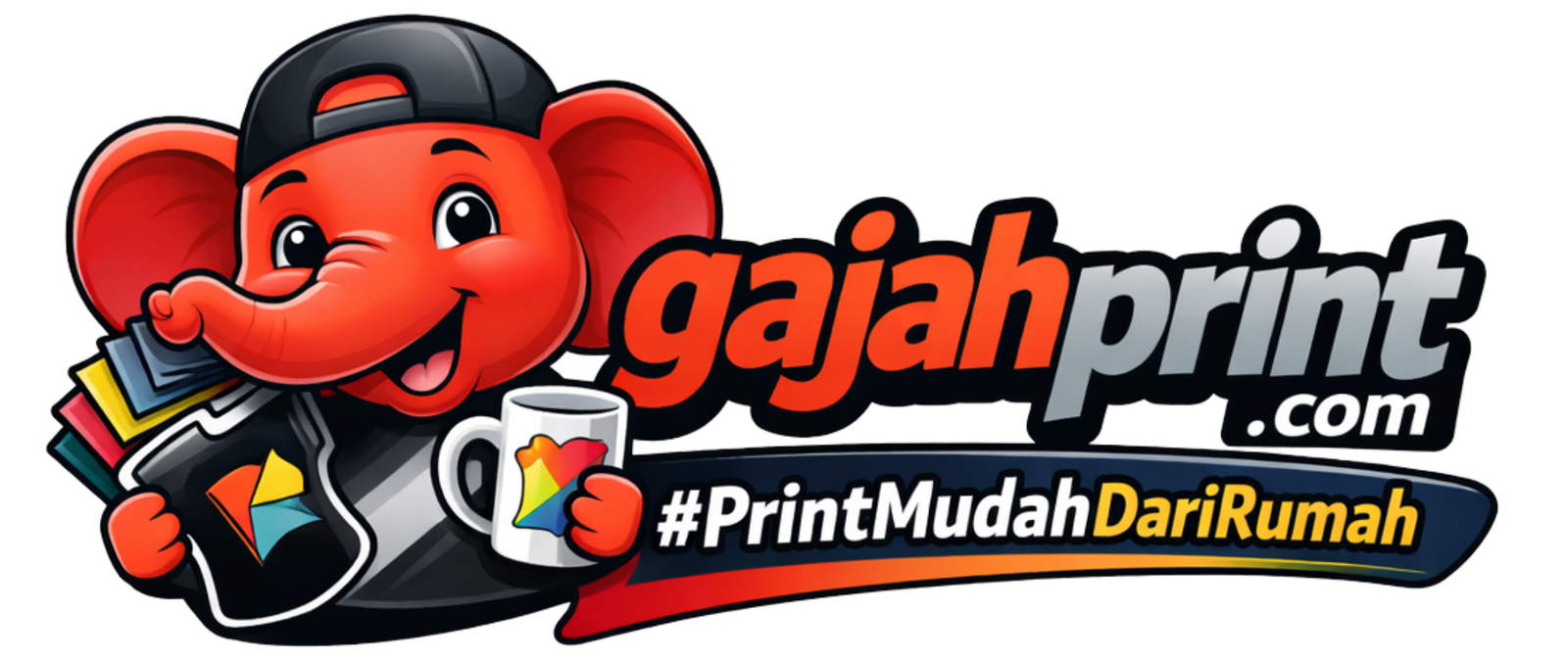 Gajah Print Logo